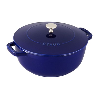  Staub Braiser, Dark Blue, 2.75 qt. - Dark Blue: Staub Braiser:  Home & Kitchen