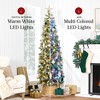 Best Choice Products Pre-Lit Artificial Scotch Pine Pencil Christmas Tree w/ LED Lights Metal Stand - 4 of 4