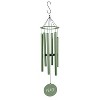 36"H Laser Etched Painted Wood Hand Tuned Windchime, "Peace", Scale "E" - 2 of 4
