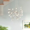 Dewdrop Modern LED Chandelier, Artistic Branching Pendant Light Fixture with Warm Globe Accents for Dining Room - 3 of 4