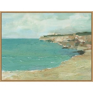 Amanti Art Sun Drenched Cliffs I by Ethan Harper Framed Canvas Wall Art - 1 of 4