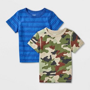 Toddler 2pk Adaptive Short Sleeve Graphic T-Shirt - Cat & Jack™ - 1 of 3
