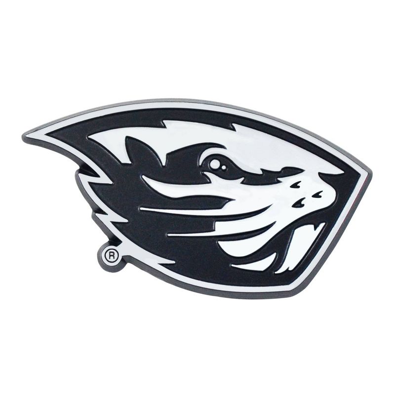 NCAA Oregon State Beavers University 3D Chrome Metal Emblem, 1 of 4