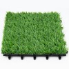 Bliss Outdoors 12"x12" Artificial PP Grass Interlocking Tiles, Green, Set of 30 - 3 of 4