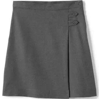 Lands' End School Uniform Girls Plaid Pleated Skort Top Of Knee - 14 ...