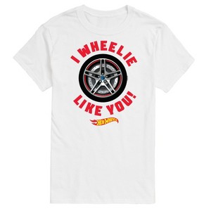 Men's - Hot Wheels - Valentine's I Wheelie Like You Short Sleeve Graphic T-Shirt - 1 of 4