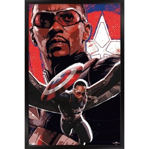 Trends International Marvel Captain America: Brave New World - Sam Framed Wall Poster Prints - 1 of 4