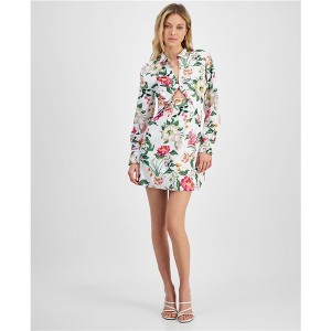 Rachel Roy Womens Patton Floral Mini Shirt Dress - 1 of 1