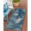 Liora Manne Marina Coastal Indoor/Outdoor Pillow.. - 2 of 4