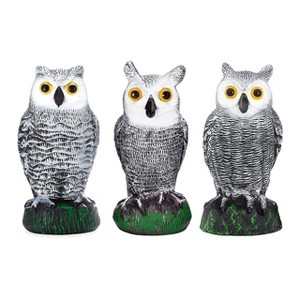 BIRD BLINDER Fake Owl Decoy & Bird Deterrent - 1 of 4