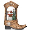 Roman Lit Swirl Boot with Snowman Christmas Decorative Figurine - 4 of 4