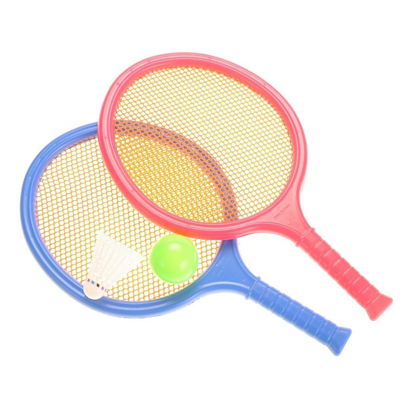 Insten Badminton Toy Set with 2 Rackets, Ball & Birdie, Games for Kids & Toddlers, 1 of 9