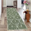 Vintage Floral Print Large Living Room Rugs, Washable Non Slip Dining Room Bedroom Carpet, Traditional Floor Cover for Home Office - 2 of 4