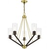 Livex Lighting Beckett 5 - Light Chandelier in  Satin Brass/Bronze - 3 of 4