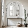 Lirago Double Arch Wrought Iron Wall Mirror Tempered Glass Shatterproof 0.78" D x 28" W x 41" H - 2 of 4