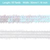 Unique Bargains Waterproof Flat Elastic Crafts Sewing Dress Sequins Trim Ribbon - 2 of 4