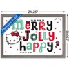 Trends International Hello Kitty: 17 Holiday - Merry Jolly Happy Framed Wall Poster Prints - 3 of 4