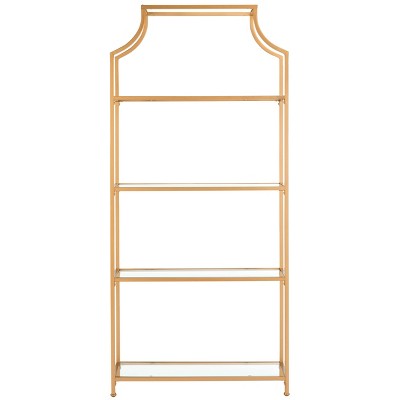 80" Slater 4 Tier Etagere Gold - Safavieh
