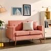 53"Loveseat Sofa,Couches For Dorms,Tufted Velvet Couch,Button Couch,Upholstered Couch,Comfy Couches For Small Spaces,2 Seat Sofa Couch-Cuddlewood - 2 of 4