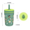 LunaLulinlk 12oz Toddler Cups For Travel or At Home, Vacuum Insulated Stainless Steel Sippy Cup With Leak-Proof Design is Perfect For Kids - 3 of 4