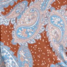 fall paisley copper