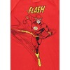 DC Toddler Boys' Classic The Flash Union Suit Footless Pajama Costume Red - 2 of 4