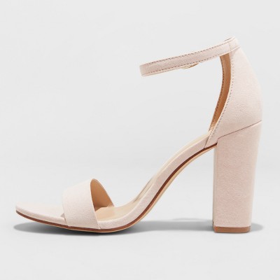 target rose gold heels