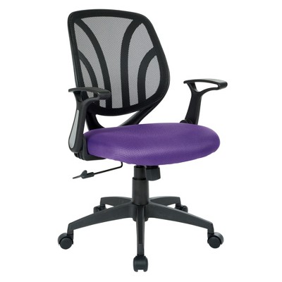 Screen Back Chair Purple - OSP Home Furnishings