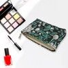 Unique Bargains Stylish Jacquard Weave Handheld Makeup Bag Black Green White 1 Pc - 4 of 4