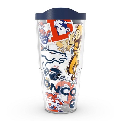 NFL Denver Broncos 24oz All Over Classic Tumbler