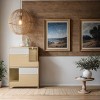 Furniture Style Multi Use Cat Litter Box House with 2 Flip Down Doors,Stylish Side Table Design-Maison Boucle - 2 of 4