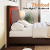 AMERLIFE Bed Frame with 47" Wood Headboard and LED Lights - 2 of 4