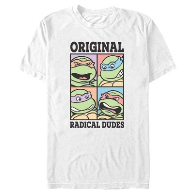 Men's Teenage Mutant Ninja Turtles Turtle-y Awesome Circle T-shirt - White  - Large : Target