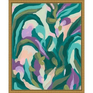Amanti Art Jungle Wave I by June Erica Vess Framed Canvas Wall Art - 1 of 4