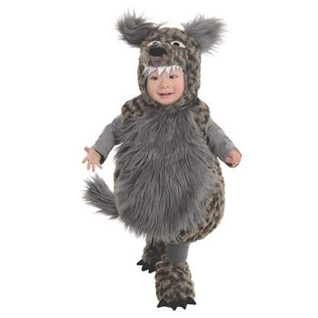Halloween Express Toddler Wolf Costume - Size 2T-4T - Gray