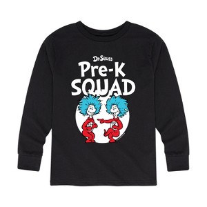 Boys' - Dr. Seuss - Pre-K Squad  Thing 1 and Thing 2 Long Sleeve Graphic T-Shirt - 1 of 4