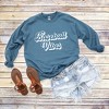 Simply Sage Market Women's Graphic Sweatshirt Baseball Vibes Cursive - 3 of 4