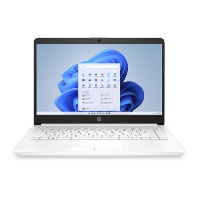 HP 14 Series 14" Laptop Intel Celeron N4020 4GB RAM 64GB eMMC Snow White - Intel Celeron N4020 Dual-core - 1366 x 768 HD Resolution