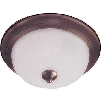 Maxim Lighting Essentials - 583x 3 - Light Flush Mount in  Oil Rubbed Bronze