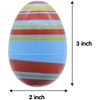 Joyfy 72Pcs 3" Easter Eggs Plastic Printed Bright Eggs with Golden Eggs for Easter Egg Exchange Gifts, Party Favor Goodie Bags - 4 of 4