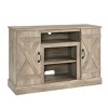 CAVINAS TV Stand Farmhouse TV Stand Classic Entertainment Center with Storage Space for TV up to 50" - 3 of 4