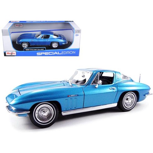 1965 Chevrolet Corvette Blue Metallic 1/18 Diecast Model Car by Maisto