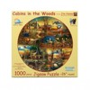 Sunsout Cabins in the Woods 1000 pc Round  Jigsaw Puzzle 58662 - 3 of 4