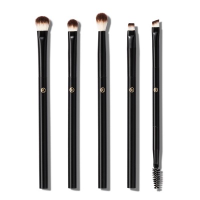 collection of makeup brushes