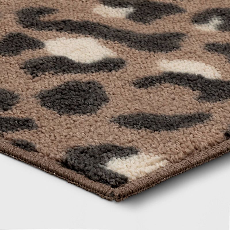Leopard Area Rug Brown - Threshold™, 4 of 6