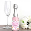 Big Dot of Happiness Valentine Hearts Mini Wine and Champagne Bottle Label Stickers, Pastel Galentine's & Valentine's Day Party Favor Gift - Set of 16 - 2 of 4