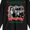A Christmas Story Family Greeting Christmas Card Women's Black Long Sleeve Tee - 2 of 3