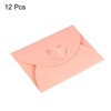 Unique Bargains Mini Pearlescent Paper Heart Shaped Clasp Envelopes 12 Pcs - 3 of 4
