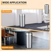 17 Gal Round Big Top Trash Can, Kitchen Trash Can, Fingerprint-Resistant Waste Bin, Brushed Stainless Steel, for Home, Office, Restaurant, Restroom - 4 of 4