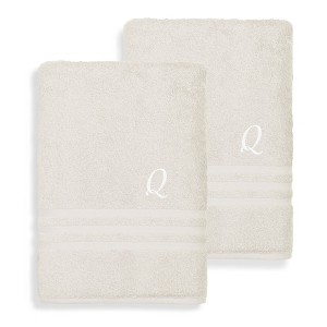 Linum Home Textiles 100% Turkish Cotton 2PC Denzi Bath Towel Set - 1 of 1